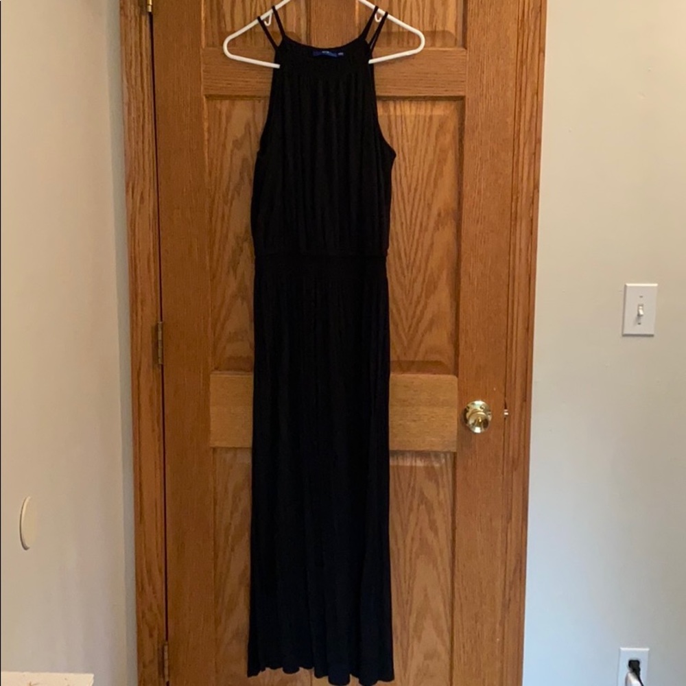 Black maxi dress